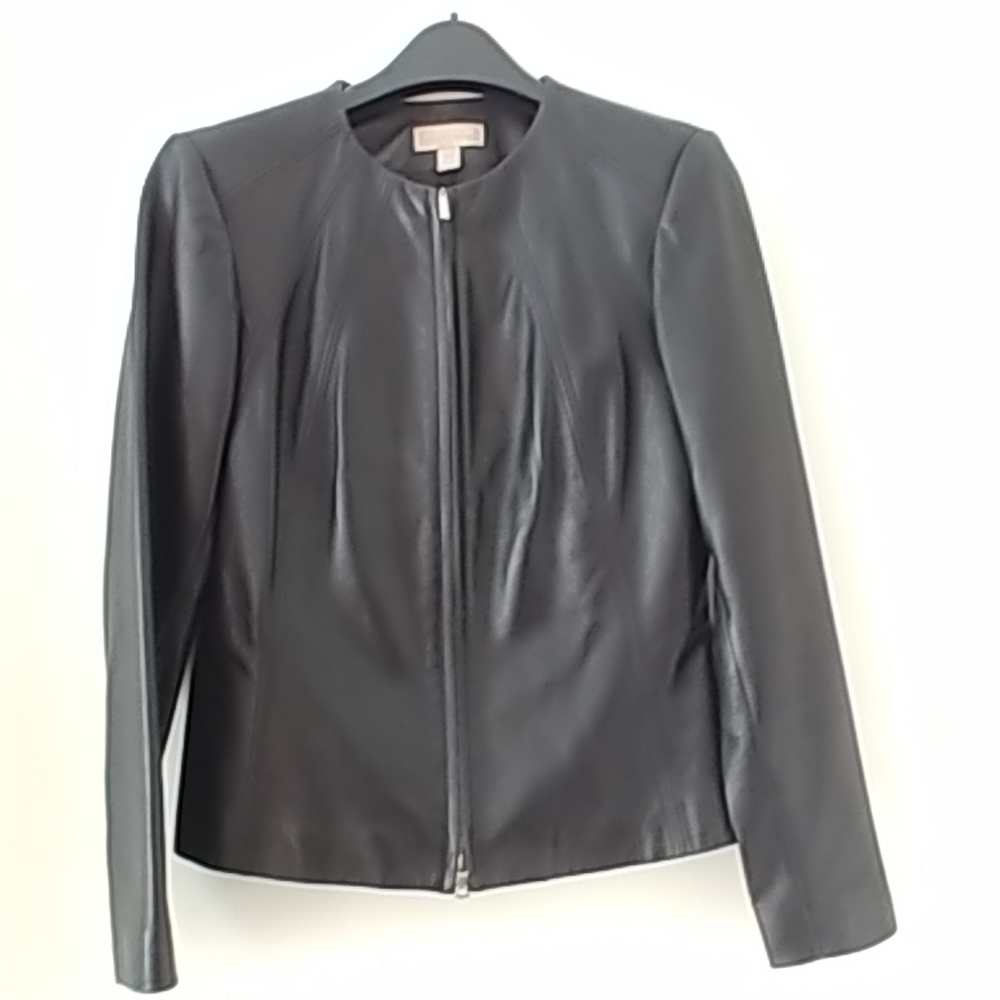 Nordstrom black leather jacket